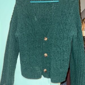 Cozy Green Women's Sweater